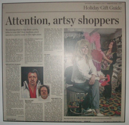 Christmas 2005 with Enza Anderson